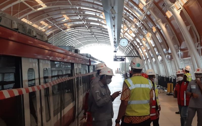  Progres 90 Persen, Uji Coba LRT Jabodebek Dilakukan Akhir Bulan Ini