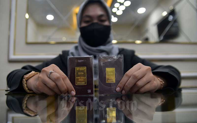  Turun, Cek Harga Emas 24 Karat Antam Hari Ini, Senin 14 Maret 2022