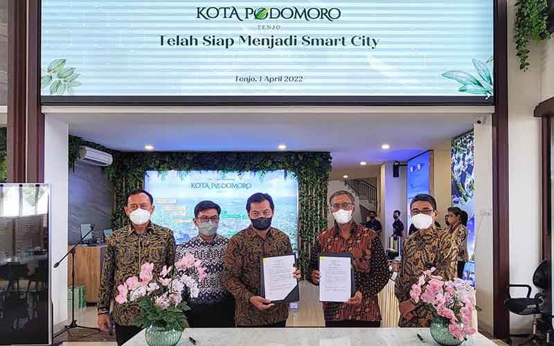  Wujudukan Hunian Smart City, Kota Podomoro Tenjo Gandeng Telkom Indonesia