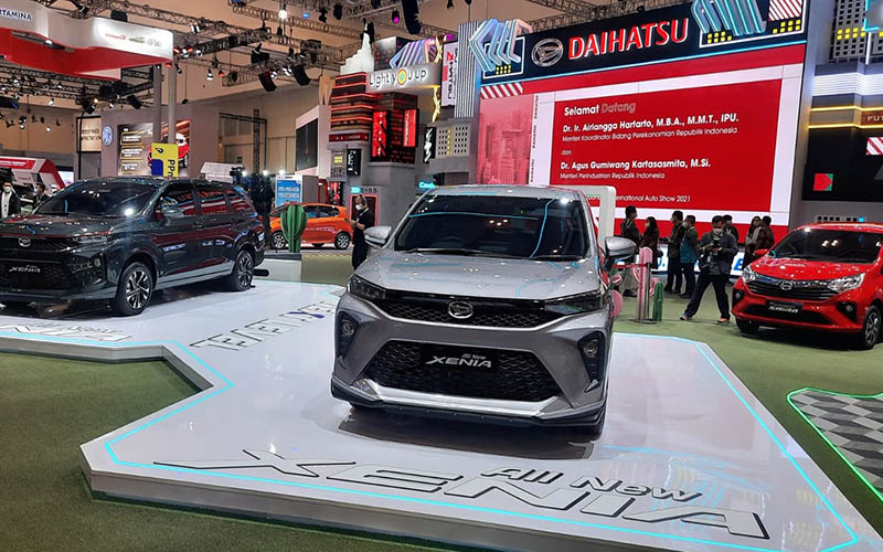 Daihatsu meluncurkan All New Xenia di Gaikindo Indonesia International Auto Show atau GIIAS 2021. /ADM