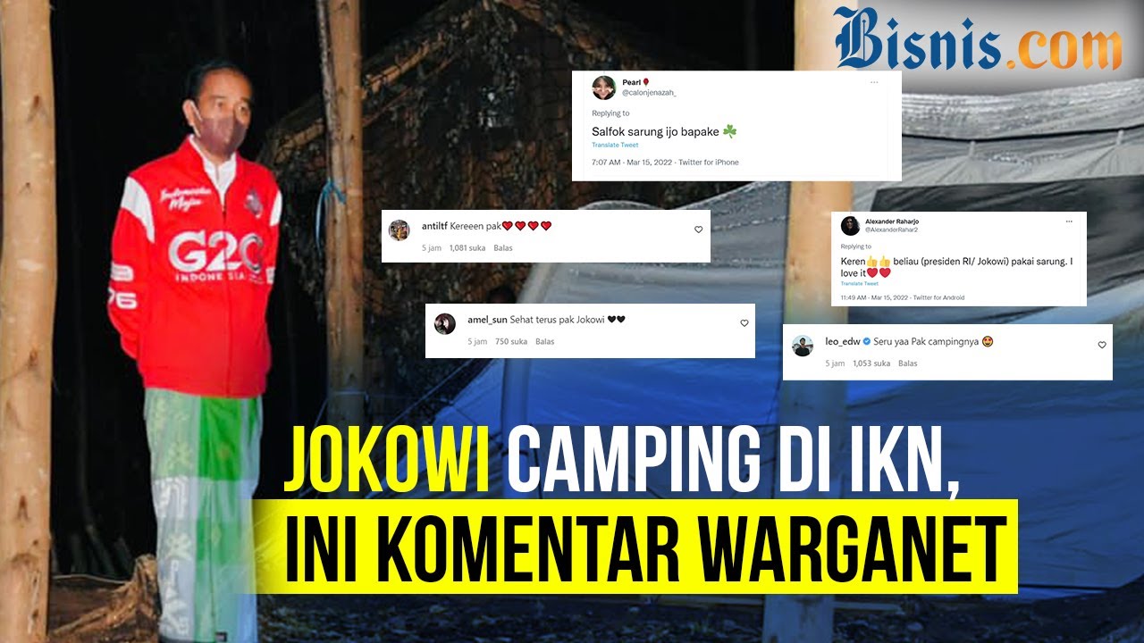  Camping di IKN, Presiden Jokowi Bagikan Pengalamannya di Instagram