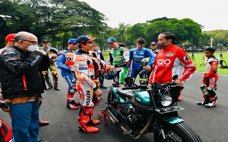  MotoGP Mandalika, Marck Marquez Terkesan dengan Sikap Jokowi