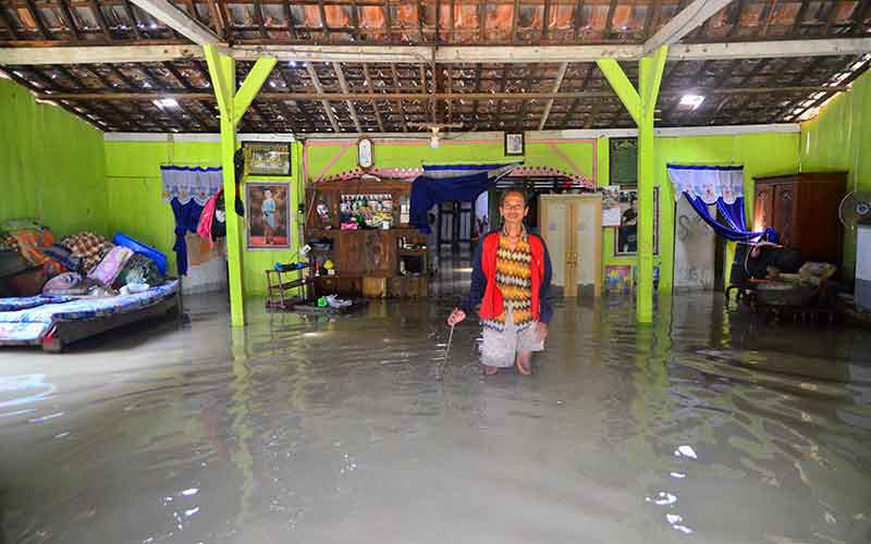  Banjir di Purwodadi Jawa Tengah Rendam Ratusan Rumah Warga