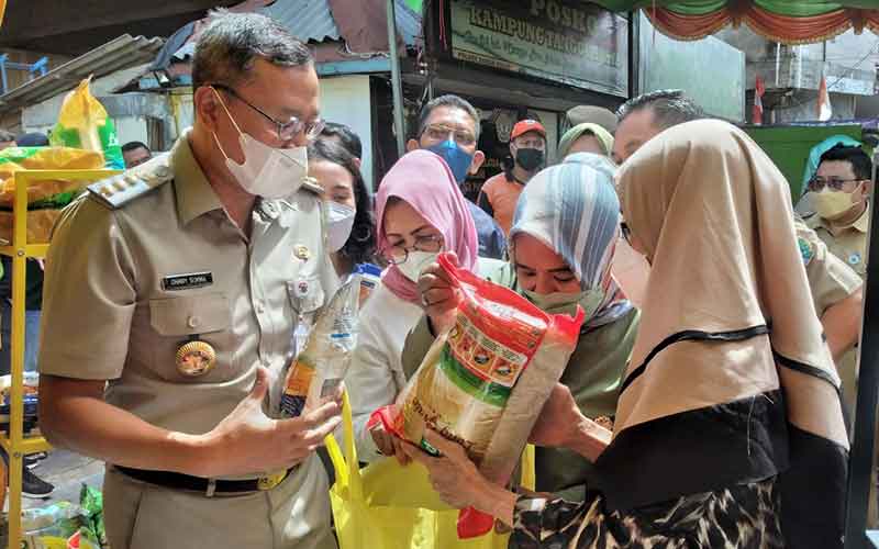  Bazaar Sembako Murah Sahara dan Inkowapi, Minyak Goreng Hanya 20 Ribu Per Pouch