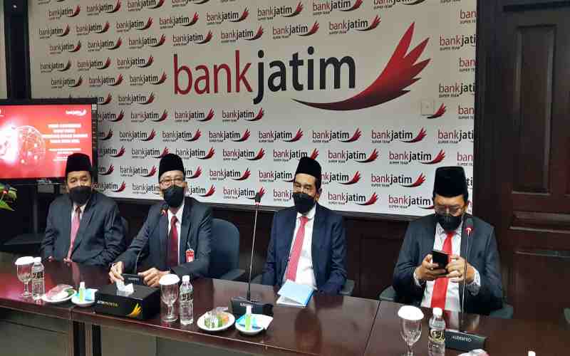  Bank Jatim Bagi Dividen 2021 Sebanyak Rp782,45 Miliar