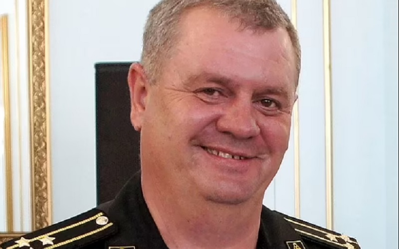 Wakil Komandan Armada Laut Hitam Rusia Andrey Paliy, 51, tewas ditembak tentara Ukraina./dailymail.co.uk