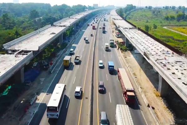   Jasa Marga Lakukan Perbaikan Jalan di Km26 Tol Jakarta-Cikampek