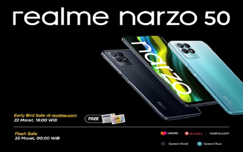  Harga dan Spesifikasi Realme Narzo 50 & Narzo 50A Prime