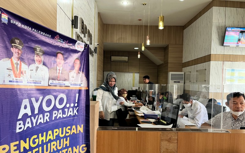  Pandemi Melandai, Penerimaan Pajak Daerah Palembang Meroket