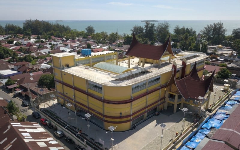 PT Wijaya Karya Bangunan Gedung Tbk (WEGE) telah menyelesaikan revitalisasi Pasar Rakyat Pariaman, Sumatera Barat. /WEGE.
