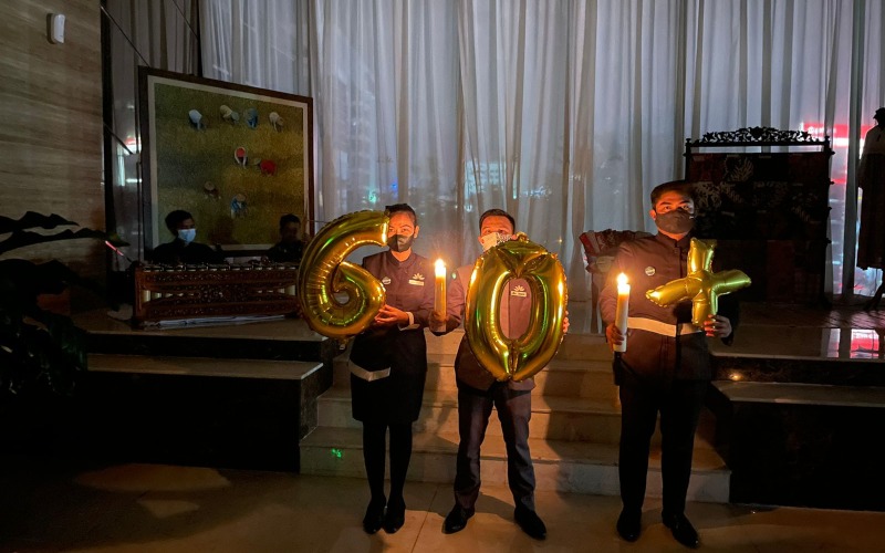  Dukung Kampanye Earth Hour, Hotel Grandhika Pemuda Semarang Matikan Lampu Kamar