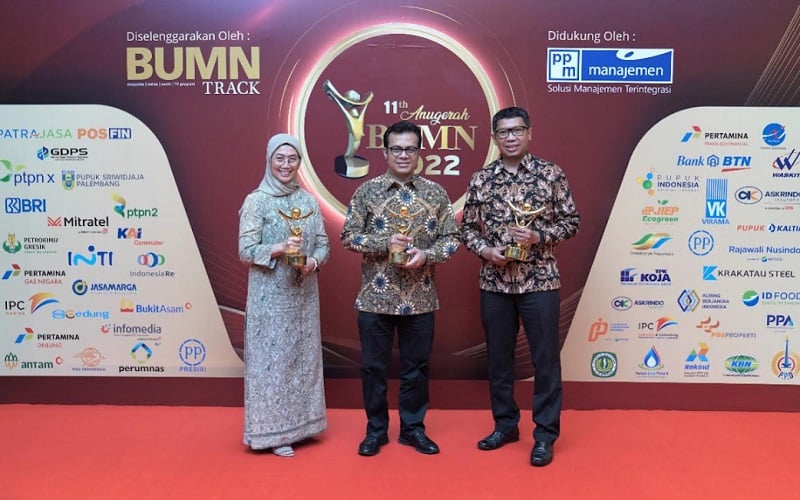  Berkat 7 Transformasi, Pos Indonesia Sabet 3 Penghargaan di Anugerah BUMN 2022