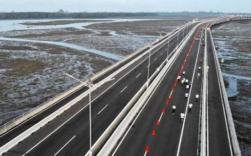  Persiapan Presidensi G20, Jalan Tol Bali-Mandara Dipercantik 