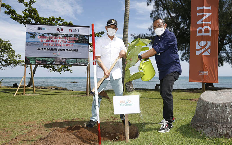 Dorong Program Kepedulian Lingkungan, BNI (BBNI) Lakukan Pembibitan di Banten dan Jawa Barat