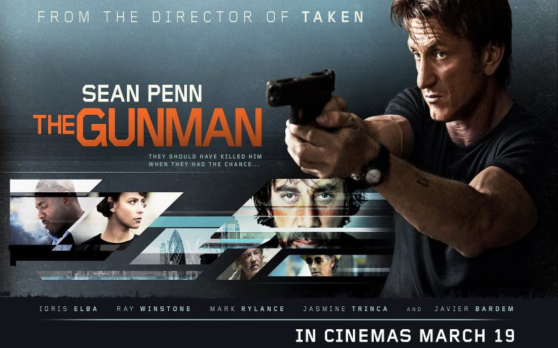  Sinopsis Film The Gunman, Aksi Sean Penn Selamatkan Nyawanya di Bioskop Trans TV Malam Ini