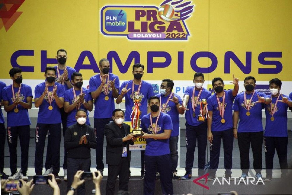Bogor LavAni juara Proliga 2022 / Antara