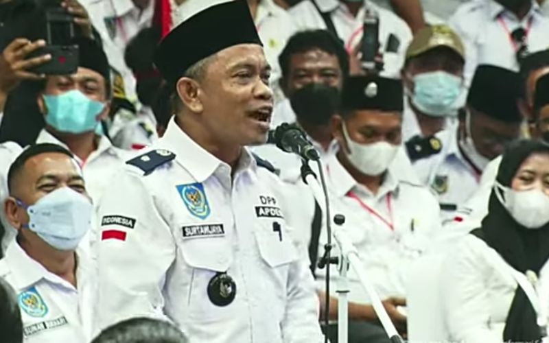  Sosok Surta Wijaya, Ketua Apdesi Pendukung Jokowi 3 Periode