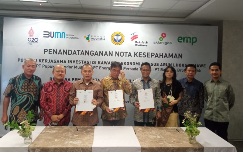  Emiten Grup Bakrie ENRG-BNBR, Jalin Kerja Sama Pengembangan Kawasan Industri di Aceh