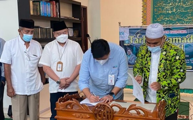  Digitalisasi Ekonomi Syariah, Bank Syariah Indonesia Gandeng 400 Masjid di Pekanbaru