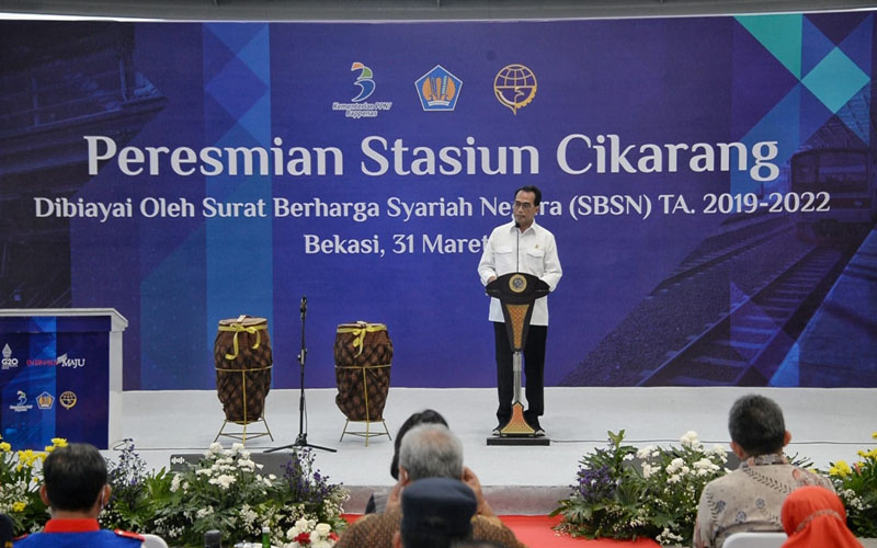  Budi Karya dan Sri Mulyani Resmikan Stasiun Cikarang, Ini Kelebihannya