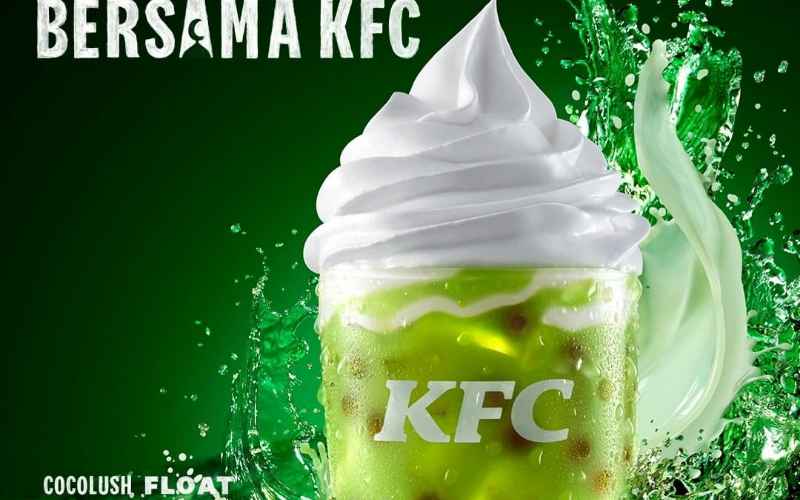  Edisi Spesial Ramadan, KFC Rilis Menu Baru Cocolush Float \'Cocopandan\'