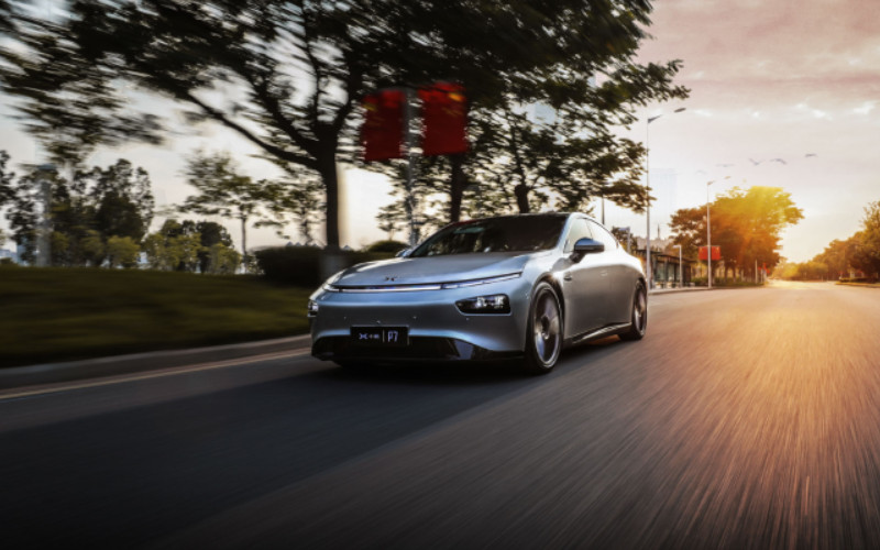 Xpeng P7, sedan coupe sepenuhnya listrik. /Xpeng