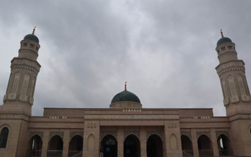 Masjid kampus Xinjiang Islamic Institute/Antara-M. Irfan Ilmie)