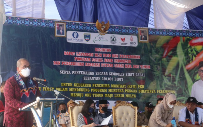  BI Sumsel Kembangkan Klaster Tanaman Pangan di OKUT