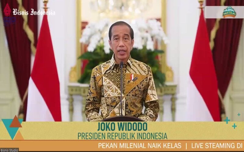  Presiden Jokowi Buka Pekan Milenial Naik Kelas