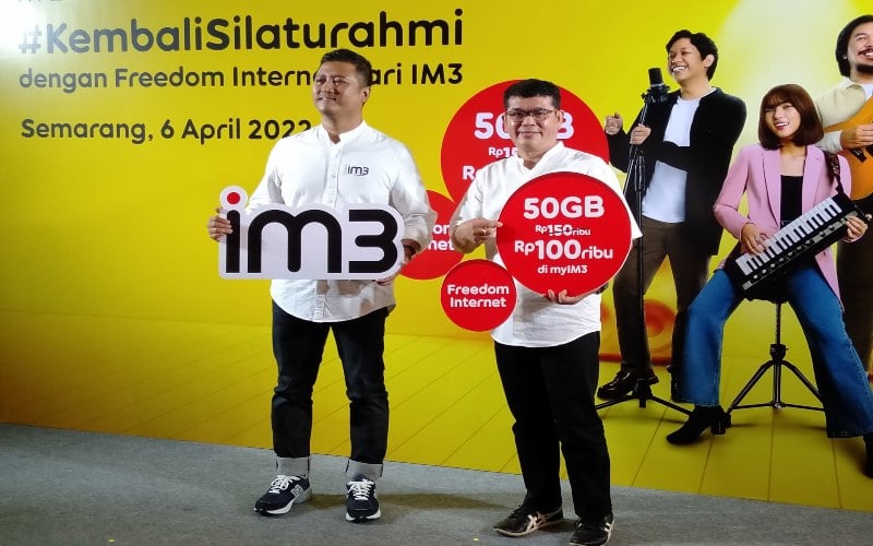  Perkuat Pasar di Jateng, IM3 Luncurkan Paket Freedom Internet 50 GB