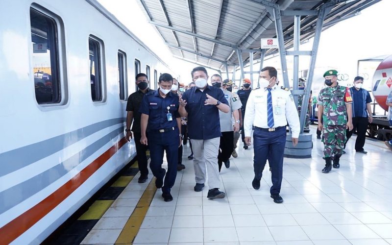  Arus Mudik Lebaran, Pemprov Sumsel Pastikan Kesiapan Stasiun Kertapati Palembang