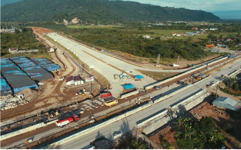  Sudah Hampir Rampung Nih, Tol Pekanbaru-Bangkinang Bakal Segera Dibuka