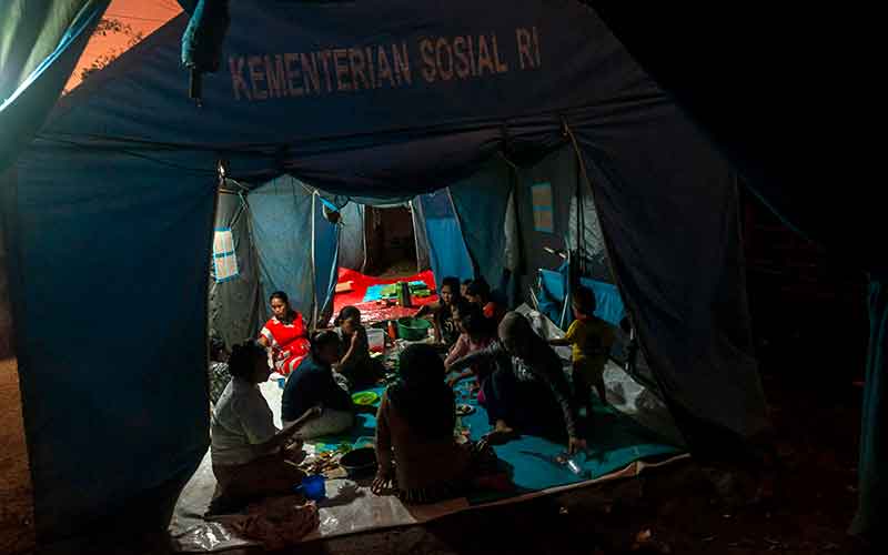  Pengungsi Bencana Tanah Bergerak di Banten Masih Tinggal di Tenda Darurat