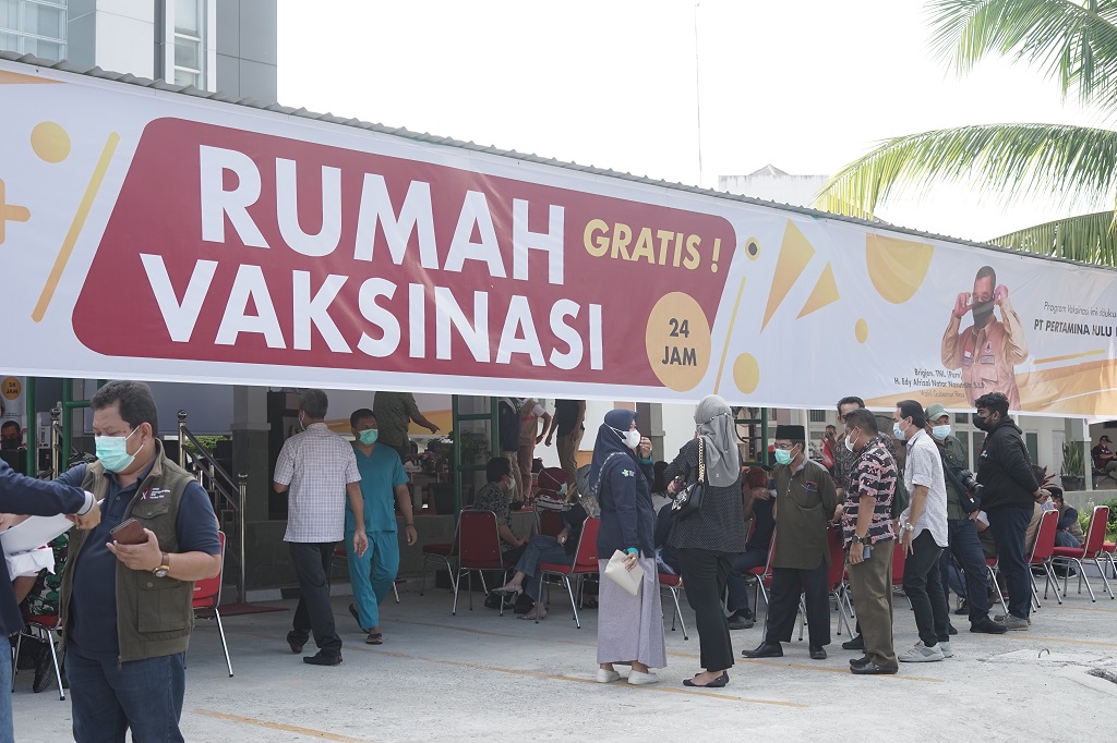  PHR Dukung Dua Rumah Vaksinasi 24 Jam Pemprov Riau Selama Ramadhan