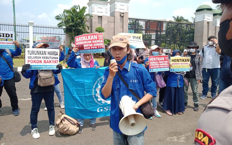  Mahasiswa Belum Muncul, Buruh Sudah Mulai Demo di DPR