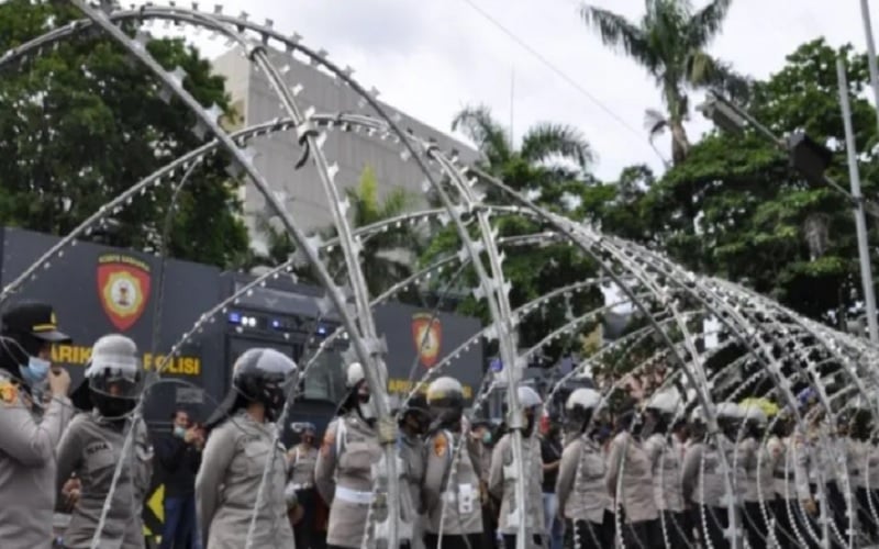  Puluhan Pelajar Hendak Ikut Demo Ditangkap, Ada yang Bawa Senjata Tajam