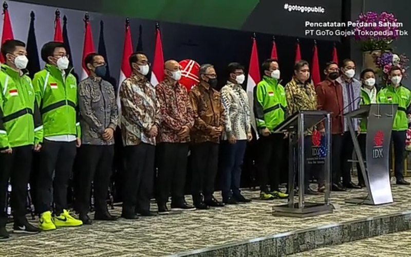  Presiden Jokowi Apresiasi Program Saham Gotong Royong Gojek Tokopedia (GOTO)