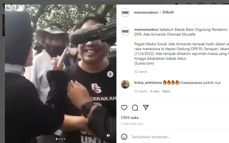  Ribut dengan Sekelompok Ibu-ibu, Ade Armando Diteriaki Buzzer dan Penghianat