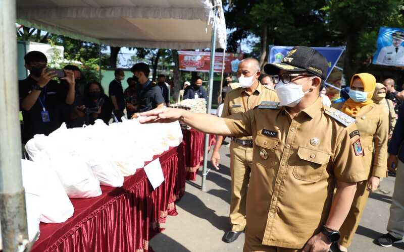  Pemkot Malang Gelar Pasar Murah Bersubsidi