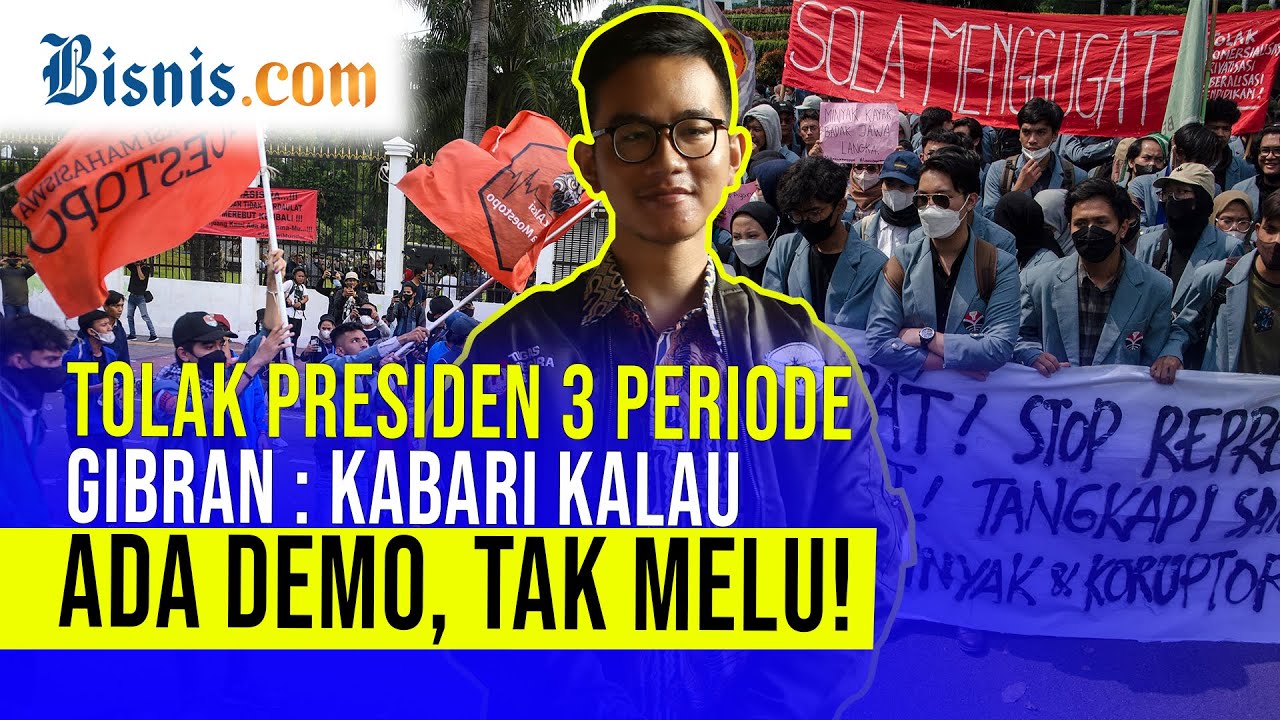  Mantap! Gibran Siap Ikut Demo Menolak Perpanjangan Masa Jabatan Presiden