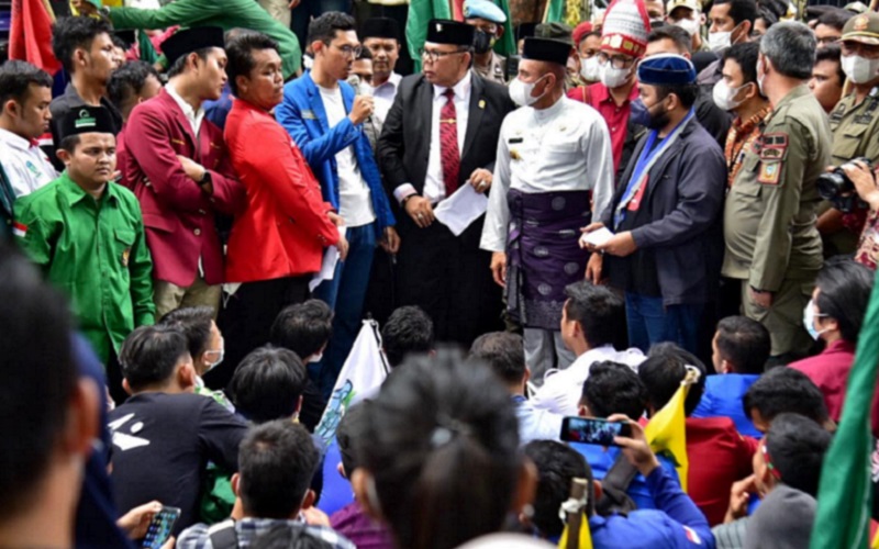  Mahasiswa Kembali Gelar Demo, Desak Pemerintah Usut Mafia Minyak Goreng