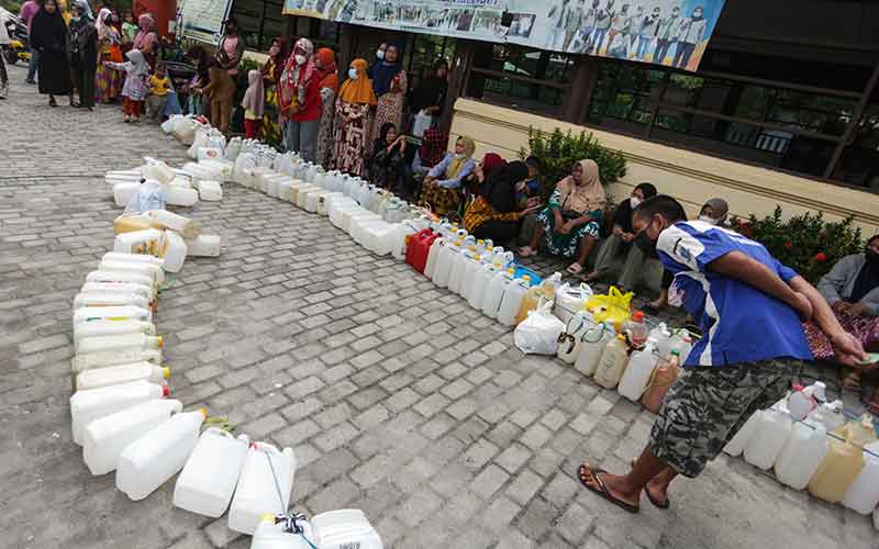  Minyak Goreng Langka, Pemkot Palangka Raya Gelar Operasi Pasar Minyak