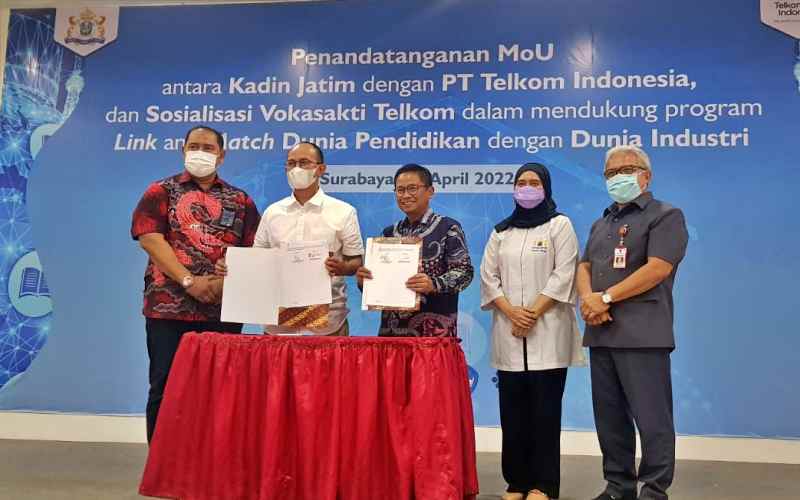  Kolaborasi Kadin Jatim & Telkom Dorong Percepatan Program Vokasi