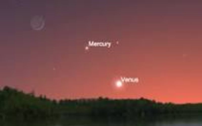 Fenomena Konjungsi Planet Venus-Merkurius./Space