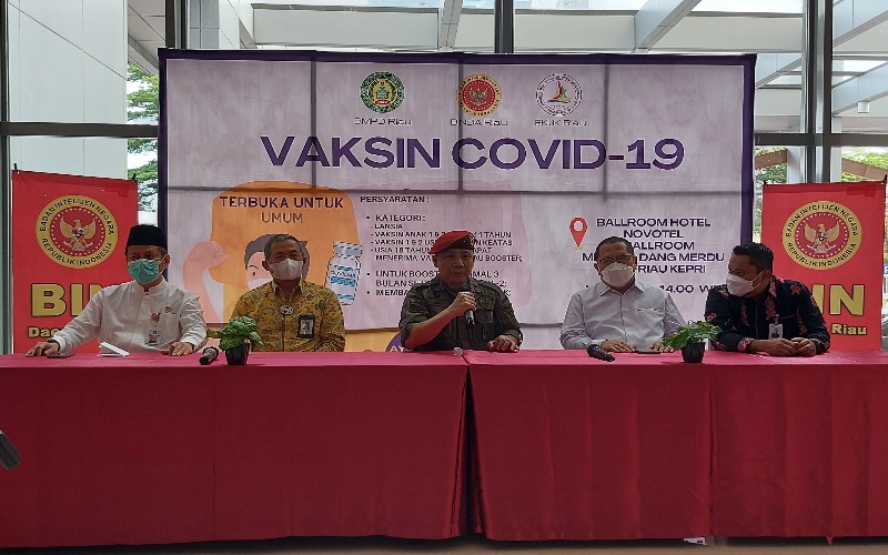  Riau Kejar Target Vaksinasi Booster 70 Persen