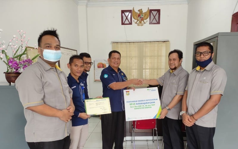  Pemda Kampar Daftarkan 988 Guru TK, SD dan SMP Jadi Peserta BPJamsostek