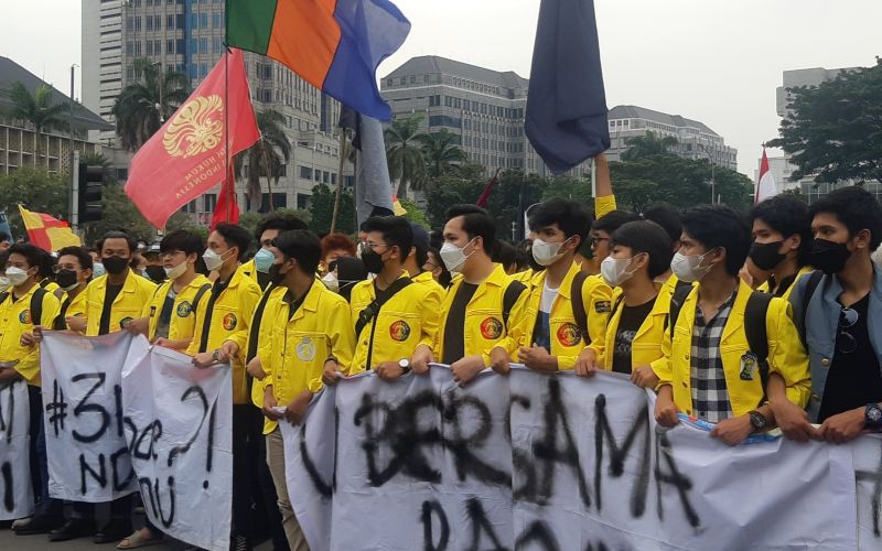  Tidak Bertemu Jokowi, Mahasiswa Janji Akan Terus Lakukan Demonstrasi