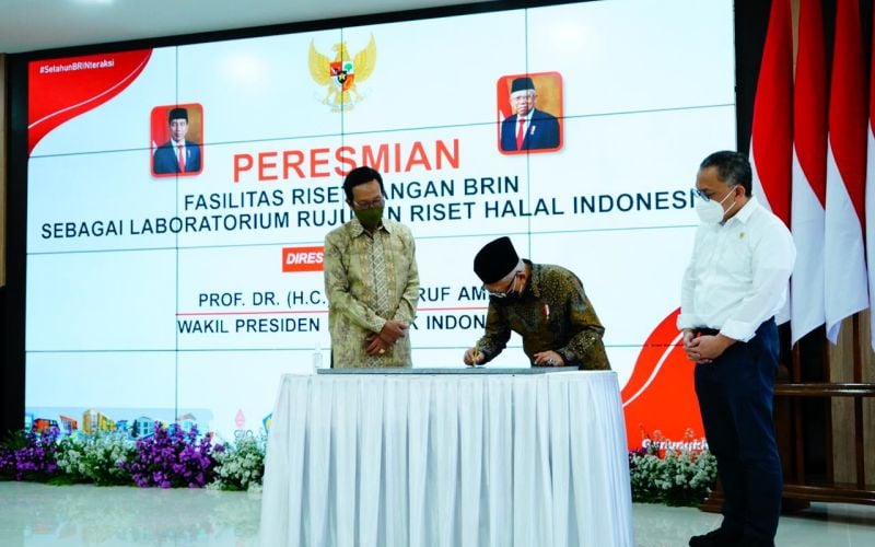  Resmikan Fasilitas Riset Pangan BRIN, Wapres Harapkan Ini