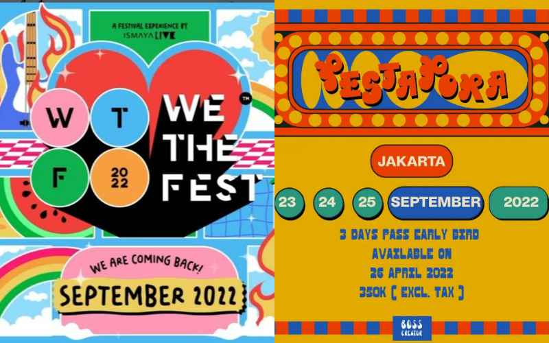  We The Fest dan Pestapora Digelar Bersamaan, Pilih Mana?