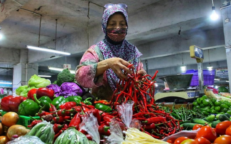  Sidak Pasar, Yana Pastikan Stok Pangan Aman, tapi Harga Daging dan Cabai-cabaian Meroket